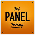 The Panel Factory Logo / Panel Production / Cutting and edging / Bonded Boards / Postforming / Flat Bonding / Postformers / Cutting / Edging / Washroom Solutions / Toilet Cubicles / IPS Systems / Doors / MFC / MDF / Laminate Services / Fabrications 